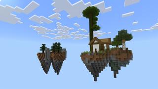 Screenshot of the Minecraft Bedrock Marketplace product Classic Skyblock Challenge created by Pixelusion.