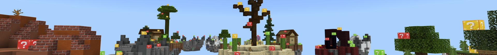 Panorama of the Minecraft Bedrock Marketplace product Classic Skyblock 2 created by Pixelusion.