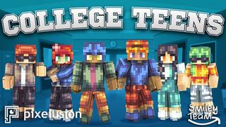 Thumbnail of the Minecraft Bedrock Marketplace product College Teens created by Pixelusion.