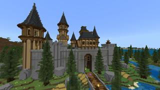 Screenshot of the Minecraft Bedrock Marketplace product Craftable Lucky Blocks created by Pixelusion.