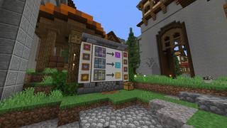 Screenshot of the Minecraft Bedrock Marketplace product Craftable Lucky Blocks created by Pixelusion.