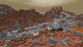 Screenshot of the Minecraft Bedrock Marketplace product Crashed: Mars created by Pixelusion.