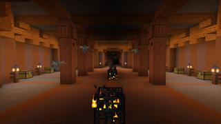 Screenshot of the Minecraft Bedrock Marketplace product Crashed: Mars created by Pixelusion.