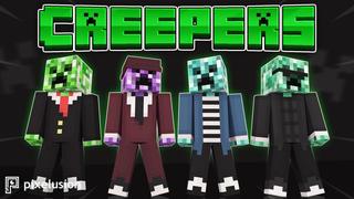 Thumbnail of the Minecraft Bedrock Marketplace product Creepers created by Pixelusion.