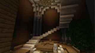 Screenshot of the Minecraft Bedrock Marketplace product Crystal Falls created by Pixelusion.