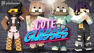 Thumbnail of the Minecraft Bedrock Marketplace product Cute Glasses created by Pixelusion.