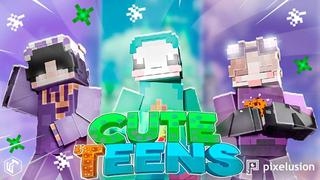 Thumbnail of the Minecraft Bedrock Marketplace product Cute Teens created by Pixelusion.