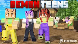Thumbnail of the Minecraft Bedrock Marketplace product Demon Teens created by Pixelusion.