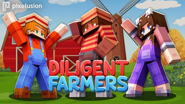 Thumbnail of the Minecraft Bedrock Marketplace product Diligent Farmers created by Pixelusion.