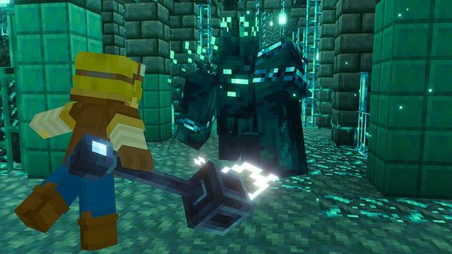 Screenshot of the Minecraft Bedrock Marketplace product Dimensional Backpacks Add-On created by Pixelusion.