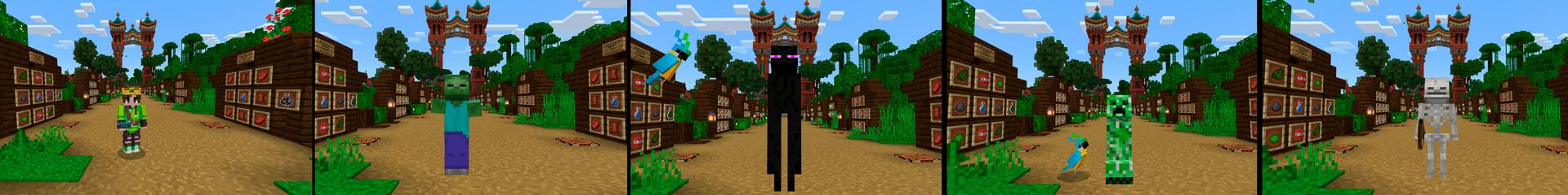 Panorama of the Minecraft Bedrock Marketplace product Disguise Craft created by Pixelusion.