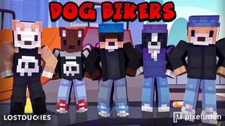 Thumbnail of the Minecraft Bedrock Marketplace product Dog Bikers created by Pixelusion.
