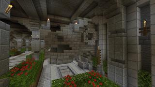 Screenshot of the Minecraft Bedrock Marketplace product Dragon Castle created by Pixelusion.