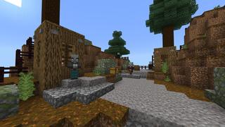 Screenshot of the Minecraft Bedrock Marketplace product Dungeon Skyblock created by Pixelusion.