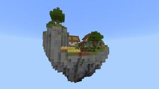 Screenshot of the Minecraft Bedrock Marketplace product Dungeon Skyblock created by Pixelusion.