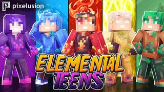 Thumbnail of the Minecraft Bedrock Marketplace product Elemental Teens created by Pixelusion.