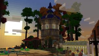 Screenshot of the Minecraft Bedrock Marketplace product Elf Citadel created by Pixelusion.