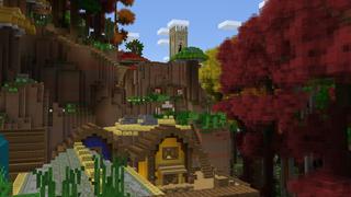 Screenshot of the Minecraft Bedrock Marketplace product Elf Citadel created by Pixelusion.