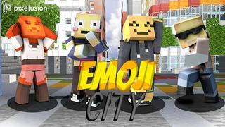 Thumbnail of the Minecraft Bedrock Marketplace product Emoji City created by Pixelusion.