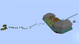 Screenshot of the Minecraft Bedrock Marketplace product Epic Parkour Skyblock created by Pixelusion.