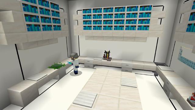 Screenshot of the Minecraft Bedrock Marketplace product Escaping: The Experiment created by Pixelusion.