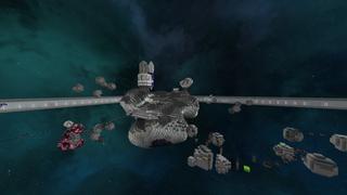 Screenshot of the Minecraft Bedrock Marketplace product Evil Alien Parkour created by Pixelusion.