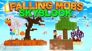 Thumbnail of the Minecraft Bedrock Marketplace product Falling Mobs Skyblock created by Pixelusion.