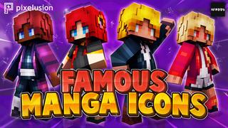 Thumbnail of the Minecraft Bedrock Marketplace product Famous Manga Icons created by Pixelusion.