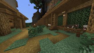 Screenshot of the Minecraft Bedrock Marketplace product Fantastic Mountainside Base created by Pixelusion.