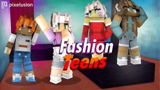 Thumbnail of the Minecraft Bedrock Marketplace product Fashion Teens created by Pixelusion.