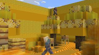 Screenshot of the Minecraft Bedrock Marketplace product Find the Button Extreme created by Pixelusion.