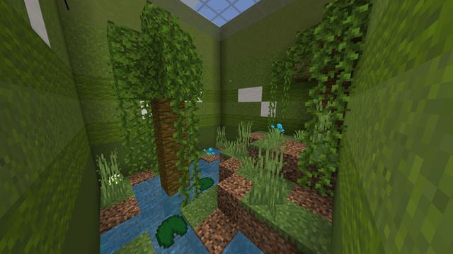 Screenshot of the Minecraft Bedrock Marketplace product Find The Button created by Pixelusion.