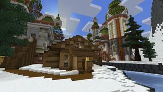 Screenshot of the Minecraft Bedrock Marketplace product Frozen Palace created by Pixelusion.