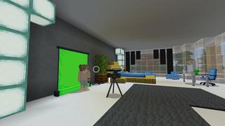 Screenshot of the Minecraft Bedrock Marketplace product Gamer Town created by Pixelusion.