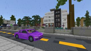 Screenshot of the Minecraft Bedrock Marketplace product Gamer Town created by Pixelusion.