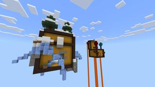 Screenshot of the Minecraft Bedrock Marketplace product Giant Chest Skyblock created by Pixelusion.
