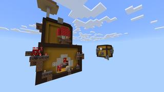 Screenshot of the Minecraft Bedrock Marketplace product Giant Chest Skyblock created by Pixelusion.