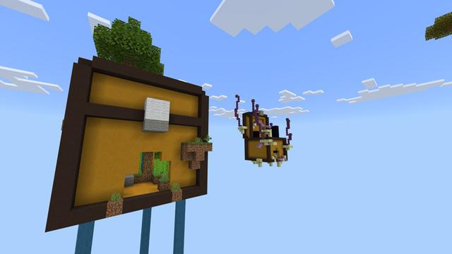 Screenshot of the Minecraft Bedrock Marketplace product Giant Chest Skyblock created by Pixelusion.