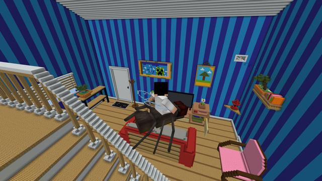 Screenshot of the Minecraft Bedrock Marketplace product Giant House created by Pixelusion.