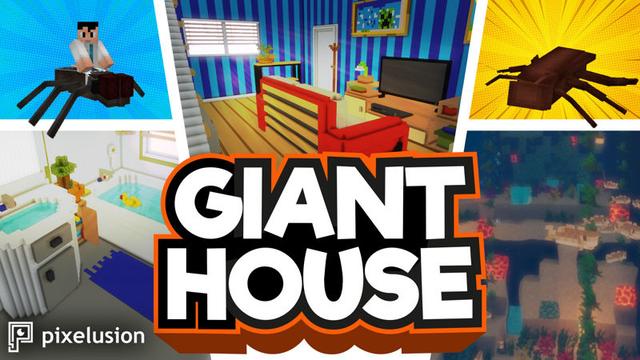 Thumbnail of the Minecraft Bedrock Marketplace product Giant House created by Pixelusion.