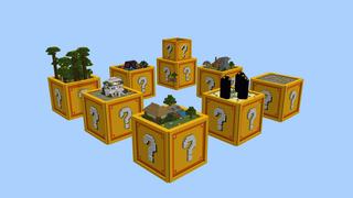 Screenshot of the Minecraft Bedrock Marketplace product Bloc chanceux géant Skyblock created by Pixelusion.