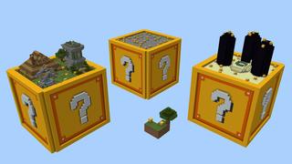 Screenshot of the Minecraft Bedrock Marketplace product Bloc chanceux géant Skyblock created by Pixelusion.