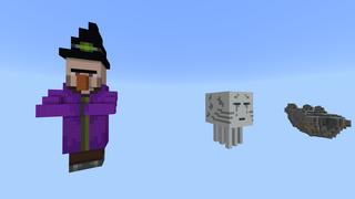 Screenshot of the Minecraft Bedrock Marketplace product Giant Mobs Skyblock created by Pixelusion.