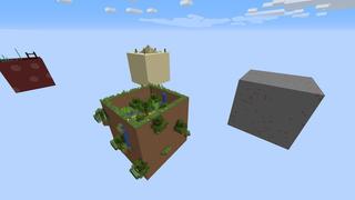 Screenshot of the Minecraft Bedrock Marketplace product Giant Skyblock created by Pixelusion.