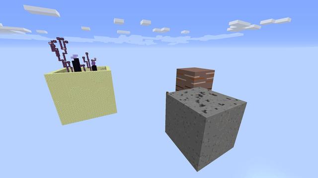 Screenshot of the Minecraft Bedrock Marketplace product Giant Skyblock created by Pixelusion.