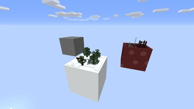 Screenshot of the Minecraft Bedrock Marketplace product Giant Skyblock created by Pixelusion.