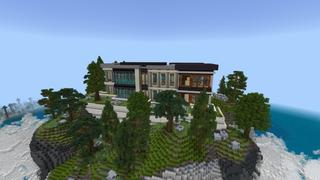 Screenshot of the Minecraft Bedrock Marketplace product Le manoir de Dieu created by Pixelusion.