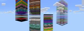 Panorama of the Minecraft Bedrock Marketplace product Grid Skyblock created by Pixelusion.