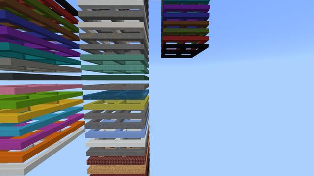 Screenshot of the Minecraft Bedrock Marketplace product Grid Skyblock created by Pixelusion.
