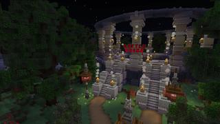 Screenshot of the Minecraft Bedrock Marketplace product Hacker Battle Arena created by Pixelusion.